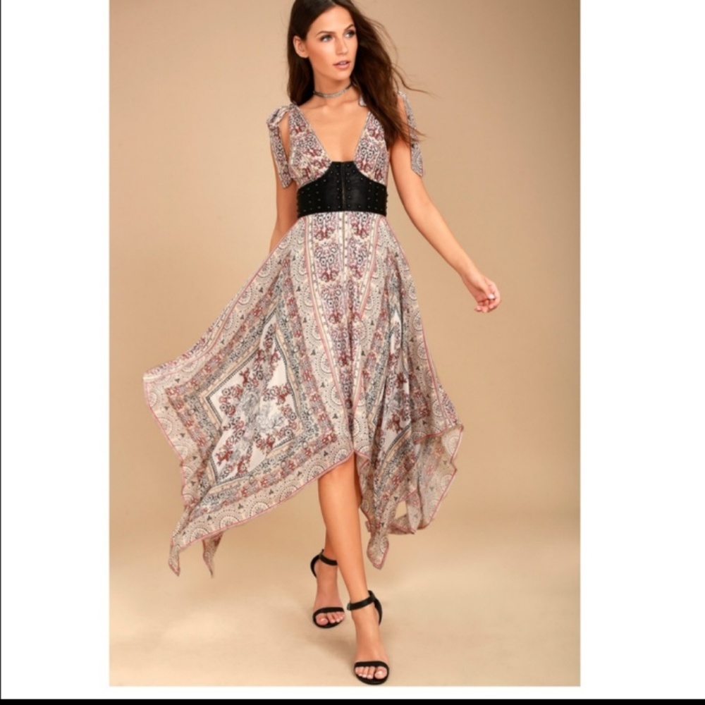 Free People antique combo dress